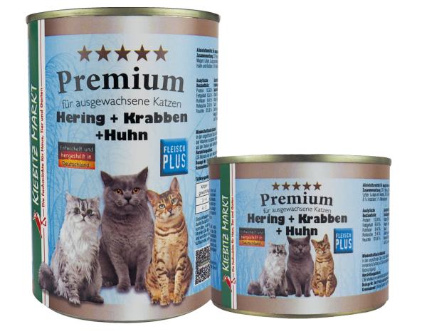 Premium Hering + Krabben + Huhn